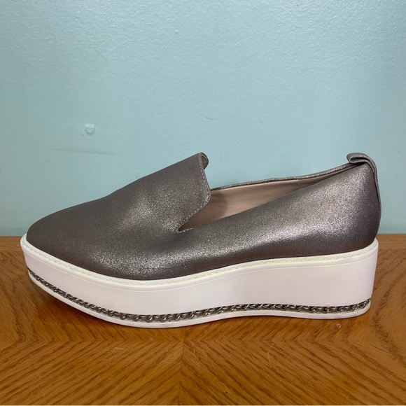 Karl Lagerfeld Shoes - Karl Lagerfeld Paris Brea Leather Platform Loafers Sip On Shoes Size 8 Platform